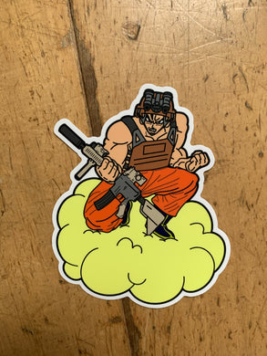 Tactical Saiyan Sticker